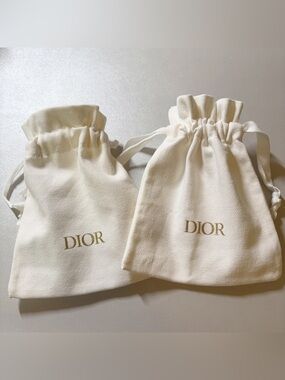 Dior Drawstring Bag Set of 2